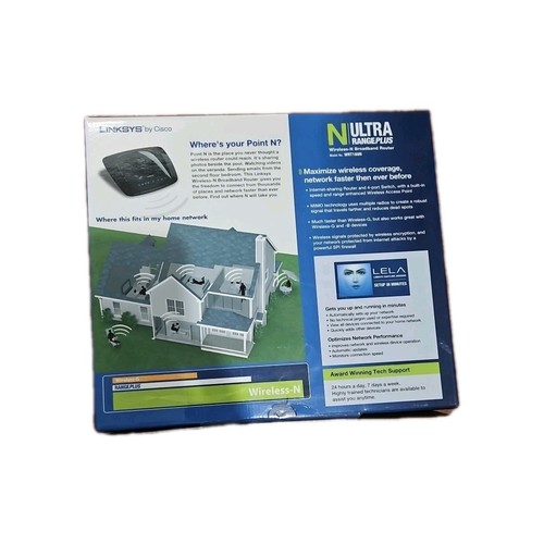 Cisco Linksys Dual Band Wireless Access Point Model WAP610N N - Ultra Range Plus - Picture 4 of 7