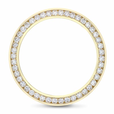 3CT 18K CHANNEL SET NATURAL DIAMOND BEZEL FOR ROLEX DAY DATE 40MM 228238, 228398