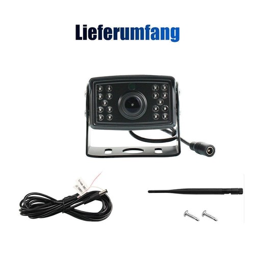 ESSGOO Für Android IOS Phone iPhone LKW Auto WIFI 1080P Kabellos Rückfahrkamera - Bild 12 von 12