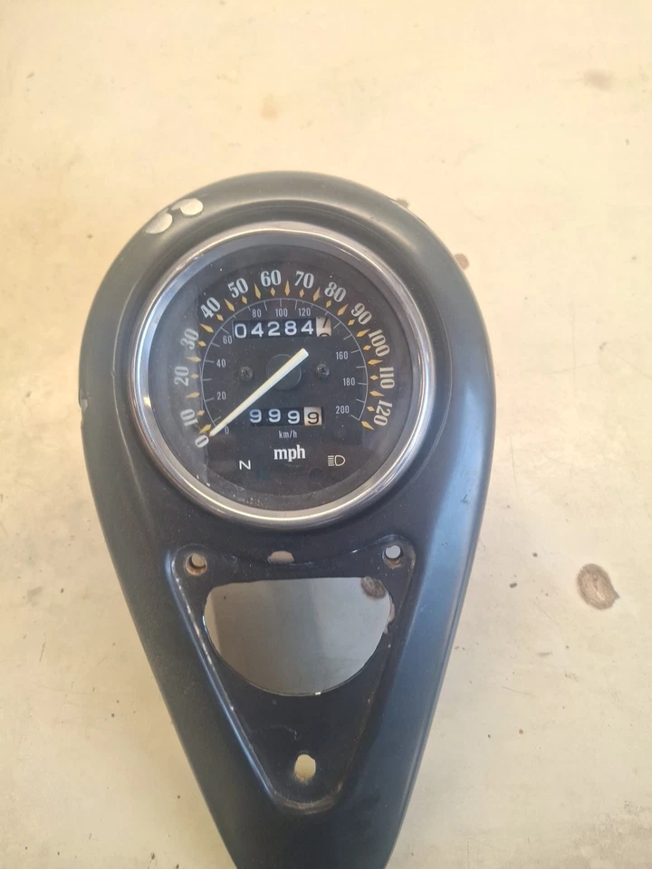 Kawasaki Vulcan 800 VN800 1999 velocímetro clásico tablero dañado 96-06 OEM Foto 4 de 4