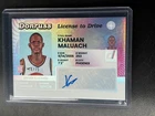 Khaman Maluach 2025-26 Panini Donruss License To Drive Auto /75