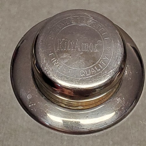 KittAmor Coperchio Ricambio Vetro Ventilato Inox Cerchio Interno 7 3/8”/*vedi zone piegate - Foto 3 di 6