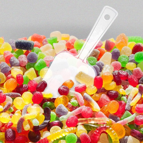 5pcs Mini Clear Scoops Wedding Ice Cream Sweet Candy Favor Party Plastic - Picture 4 of 12