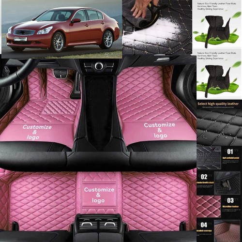 For Infiniti G Sedan Car Floor Mats Luxury Waterproof Pads Liner Auto Rug - Foto 25 di 42