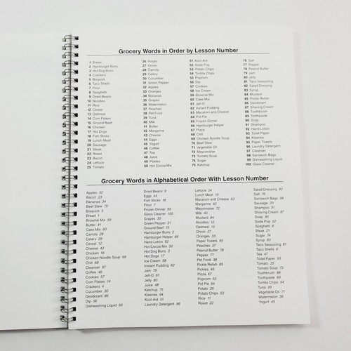 Edmark Reading Program Functional Words Series Grocery Words Program - Picture 9 of 13