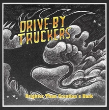 Drive-By Truckers Brighter Than Creation's Dark 4 x 4 inch promo sticker 2008