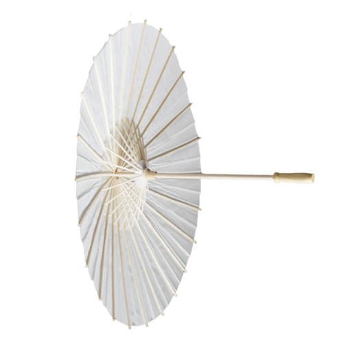 Decorative White Paper Parasol Umbrellas for Wedding Outdoor Party Decorative - Picture 12 of 12
