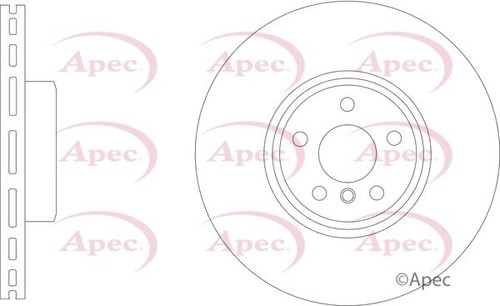DISCS AND PADS KIT FRONT APEC RED FOR BMW IX 2021- - Picture 2 of 6