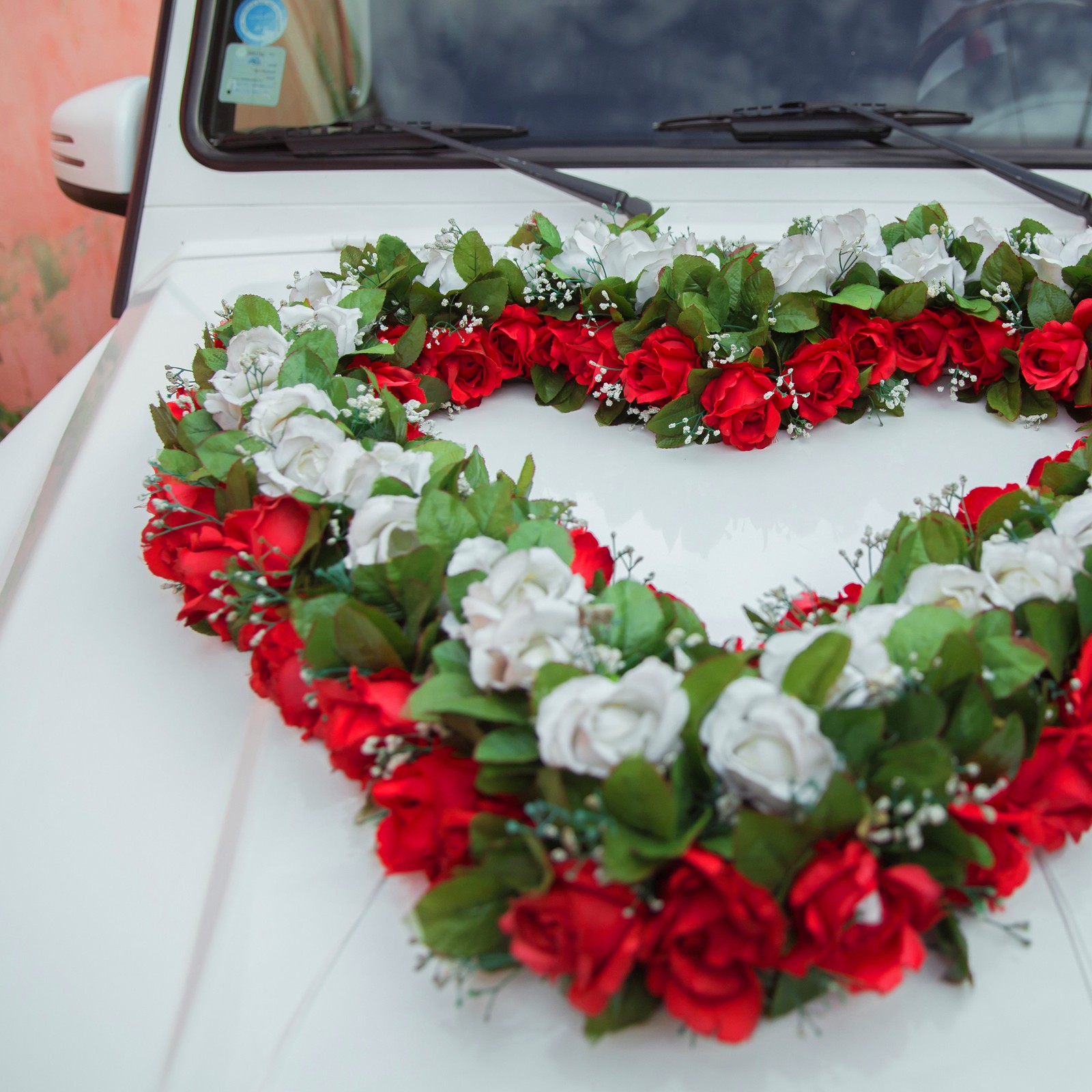 Kunstrosen rot 48 stück Künstliche Rosen Kunstblumen Set Plastikrosen rot