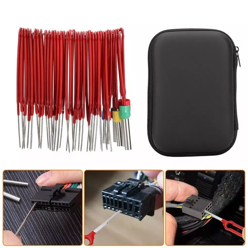 41Pcs Car Terminal Removal Tool Kit Wire Connectors Pin Release Extractor Puller - Picture 14 of 24