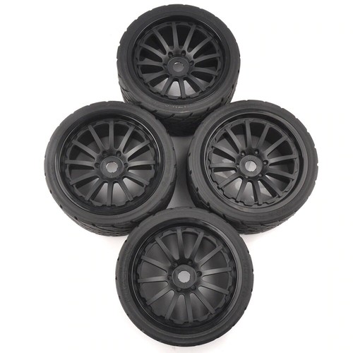 1/8 Rc Monster Truck Onroad Wheels Tires Set For Arrma Nero Kraton Outcast - Picture 3 of 6