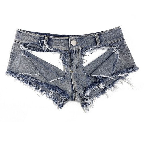 Sexy Damen-Mini-Hotpants Jeans Microshorts Denim Daisy Dukes niedrige Taille Shorts - Bild 12 von 20