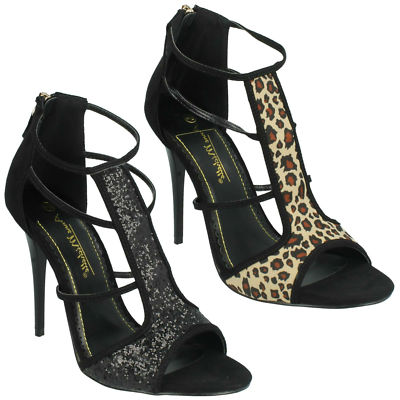 Ladies Anne Michelle Open Toe T-Bar /'Heels/'