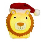 New ! Philips Christmas USB Powered LED Glitter Lion with Santa Hat