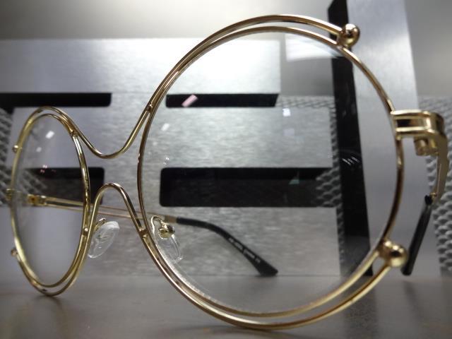 Occhiali Da Vista Vintage Oversize Gold Rimless - Lenti Chiare Protezione UV400 SPEXX Eyewear