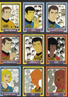 Star Trek Complete Animated Adventures Bridge Crew Foil Set & Kirk In Motion Set