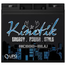 Kinetik HC600 12V HIGH CURRENT CAR AUDIO STEREO POWER CELL BATTERY HC600-BLU