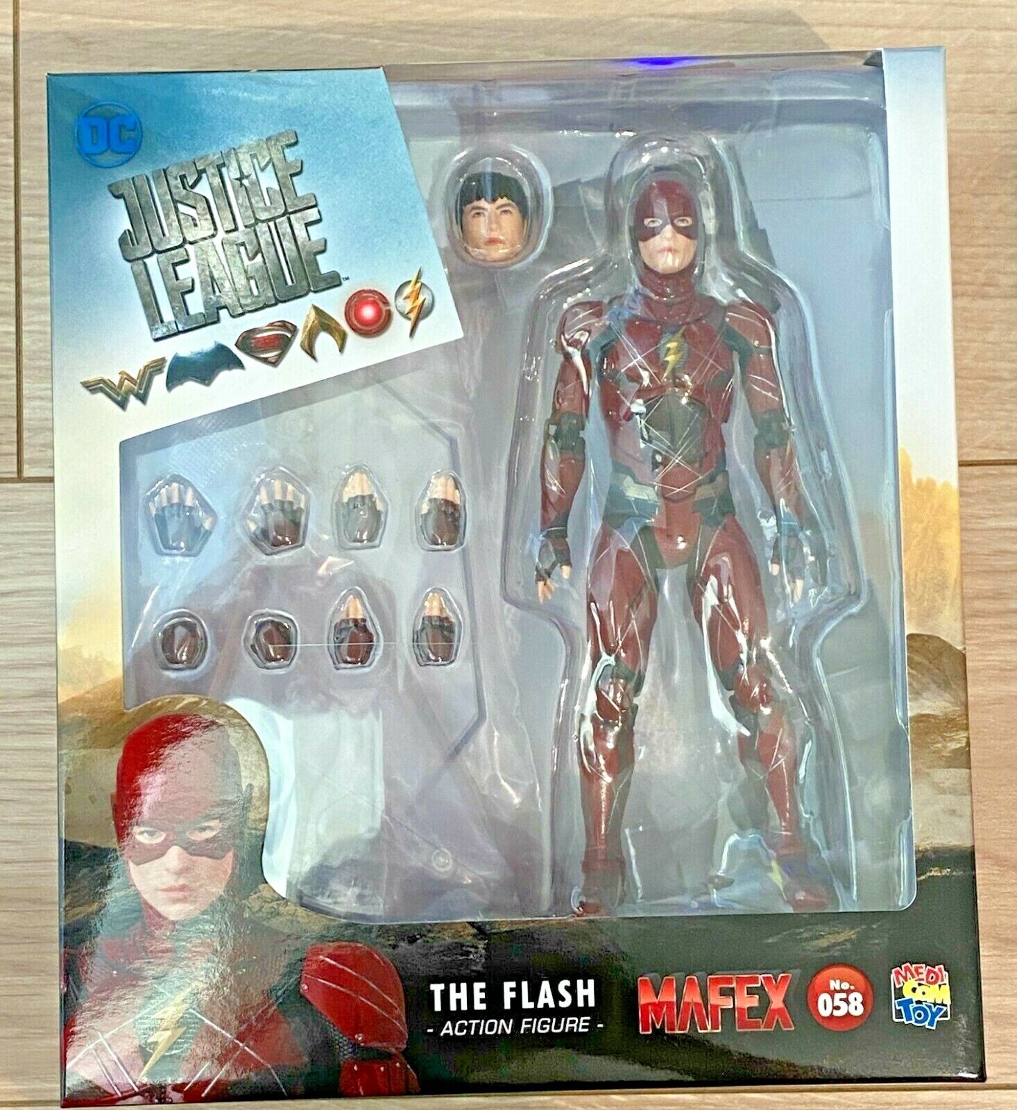 DC Justice League The Flash No.058 Mafex Figure Medicom toy Japan 