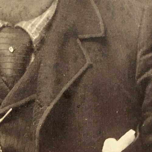 1900s  Antique Cabinet Card Handsome Beautiful Man Real Photo Suit Watch Strong - Picture 6 of 7