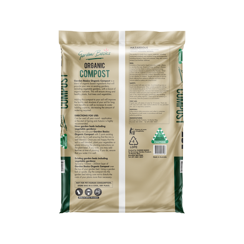 Garden Basics 25L Organic Compsot, Gardening - FREE DELIVERY AU - Picture 2 of 2