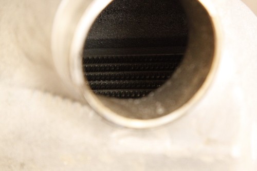 03-12 Mercedes W221 S600 S65 AMG V12 derecho derecho turbo intercooler radiador fabricante de equipos originales - Imagen 4 de 8