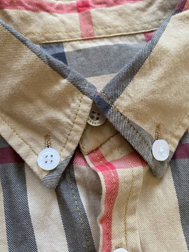Rare Burberry London Shirt Long Sleeve Button Up Nova Check Size M - Picture 11 of 17