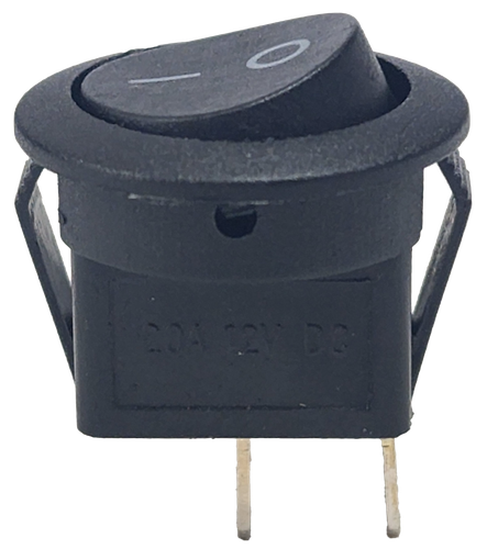 20 Stück Schwarz Rund Wippschalter 12 Volt Auto KFZ Ein Aus Auto - Bild 6 von 13