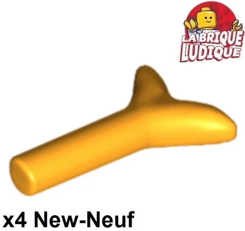 Lego 4x Carrot Planter Stift Pflanze Twig Neu Bright Light Orange Hell 33183