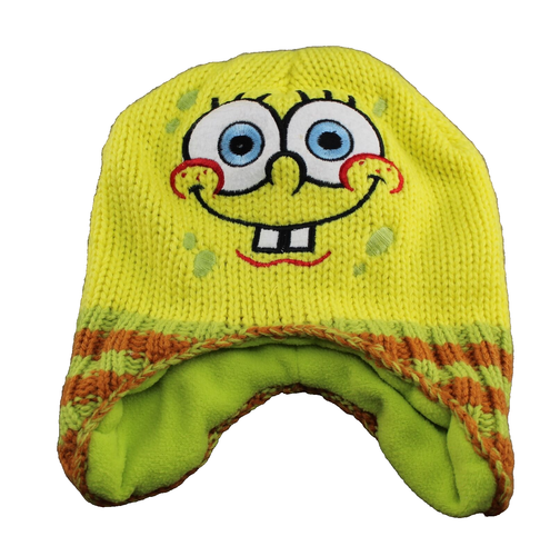 Nickelodeon Sponge Bob Square Pants Stocking Cap Halloween Bag KIDS COSTUME - Picture 3 of 5