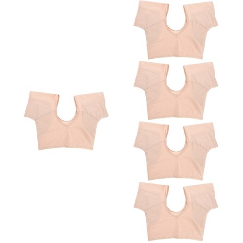 5pcs Achselschweiß Kurzweste atmungsaktive Achselhemdhemd Frauen Unterarm - Bild 10 von 12