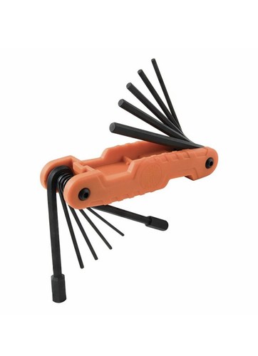 2X New Klein 70550 Pro Folding Hex Key Set, 11 Fractional Inch-Sized Keys - Picture 11 of 11
