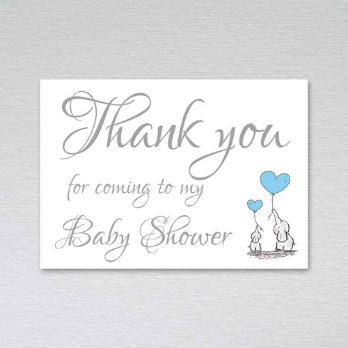 Thank You for Coming to my Baby Shower Cards Party Favours Girls Boys Unisex A6 - Picture 8 of 10
