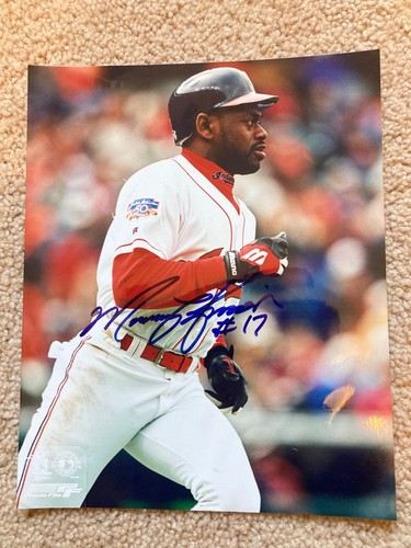 Marquis Grissom Signed Autographed 8x10 Photo Cleveland Indians - Picture 1 of 3