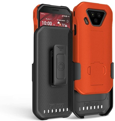 Shell Holster Case Combo w/ Belt Clip Holster Kyocera DuraForce Ultra 5G E7110 - Picture 34 of 50