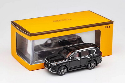 GCD 1/64 Scale Lexus LX600 Sport SUV Black Diecast Car Model