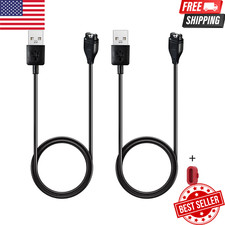 Charger Cable for Garmin Watch 2-Pack 3.3FT USB Fast Charging Cord Compatible