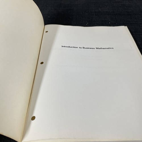 Introduction To Business Mathematics Ralph C Williams 1973 - Picture 10 of 15