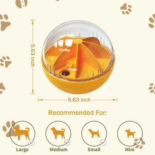 Dog Toys Balls - Interactive Puzzle Treat Dispenser for Puppies & Dogs - Picture 6 of 6