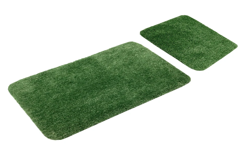 Badematte Badteppich Mikrofaser Badvorleger WC-Vorleger Bad 2 tlg. versch. Farbe - Bild 4 von 4
