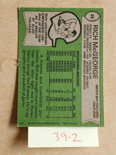 1978 TOPPS FOOTBALL TRADING CARDS YOU PICK FREE SHIPPING 50% OFF 2+ - Bild 5 von 123