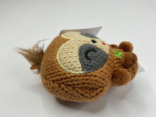 Ami Ami Amis Jakks 4" Hugo The Sloth raro peluche all'uncinetto onda 1 nuovo con etichette nuovo - Foto 3 di 8