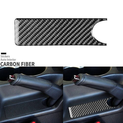 Real Carbon Fiber Console Handbrake Panel Cover For Hyundai Genesis Coupe 13-16