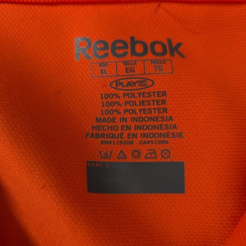 Miami Dolphins NFL Team x Reebok Herren Orange Kurzarm Polo Gr. XL genähtes Logo - Bild 12 von 16