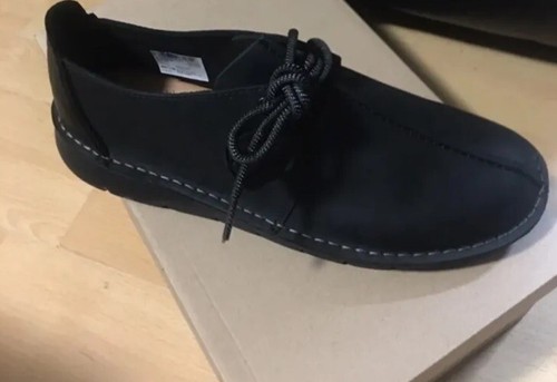 Clarks Originals Colehill TREK Black Leather Uk Size 7 G EUR 41 - Picture 6 of 6