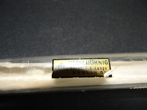 2 anciens ressorts de traction, selon Fa. Herm. Höhne Berlin en acier argenté, emballage d'origine, usine d'exploitation - Photo 2/5