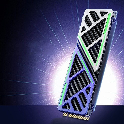 SSD Heatsink Magnesium Aluminum Alloy NVME NGFF Radiator PC Efficient Cooler L - Photo 4/12