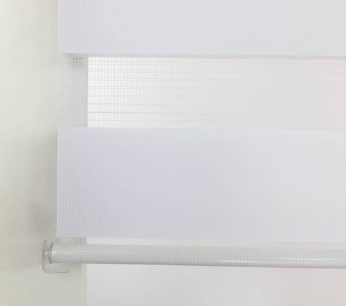 Doppelrollo Klemm Duo Rollo ohne Bohren Fensterrollo Zebrarollo Seitenzugrollo  - Bild 35 von 35