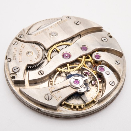 Movimiento de reloj de bolsillo antiguo Agassiz 38,7 x 5,4 mm 17 joyas 6 ajustes - Imagen 4 de 4