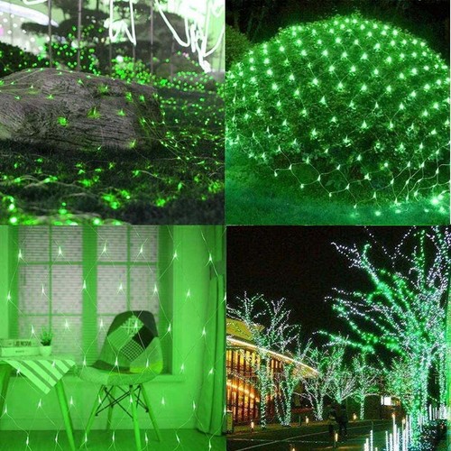 LED Net Mesh Lights Fairy String Curtain Lamp Christmas Wedding Party Decoration - Picture 42 of 51