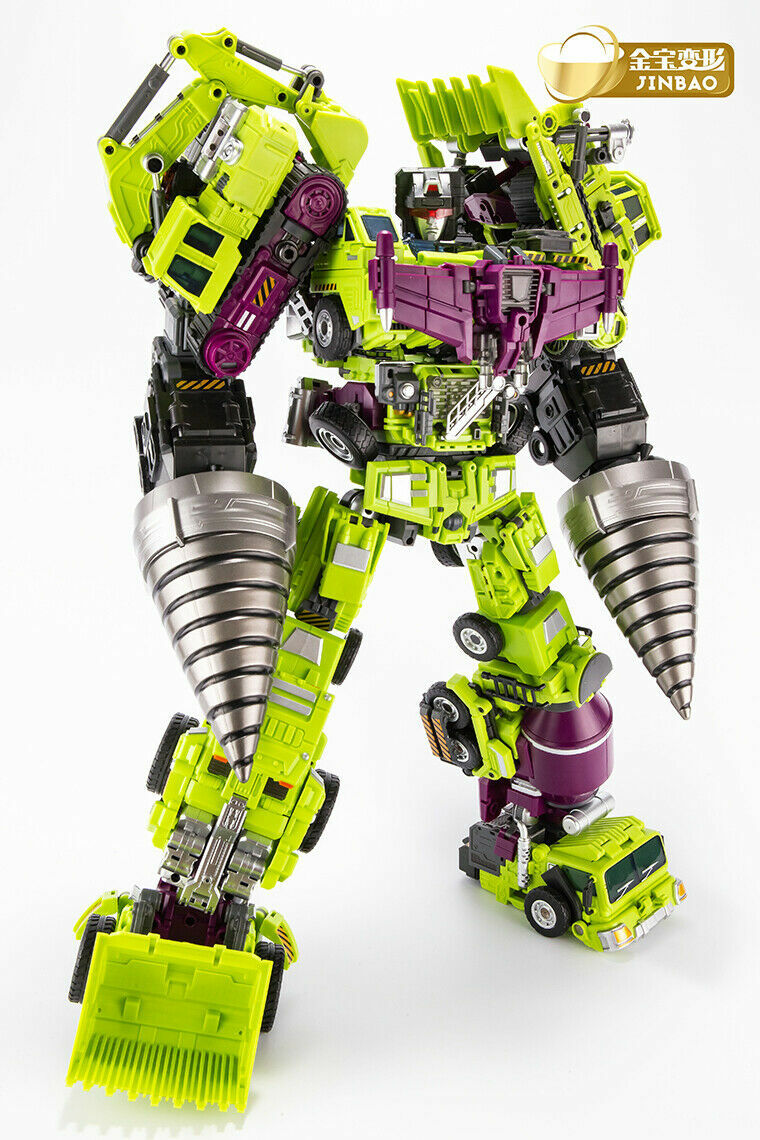 JINBAO 拡大版 Gravity Builder 非正規 デバスター IN STOCK Jinbao Oversized Devastator Gravity Builder All